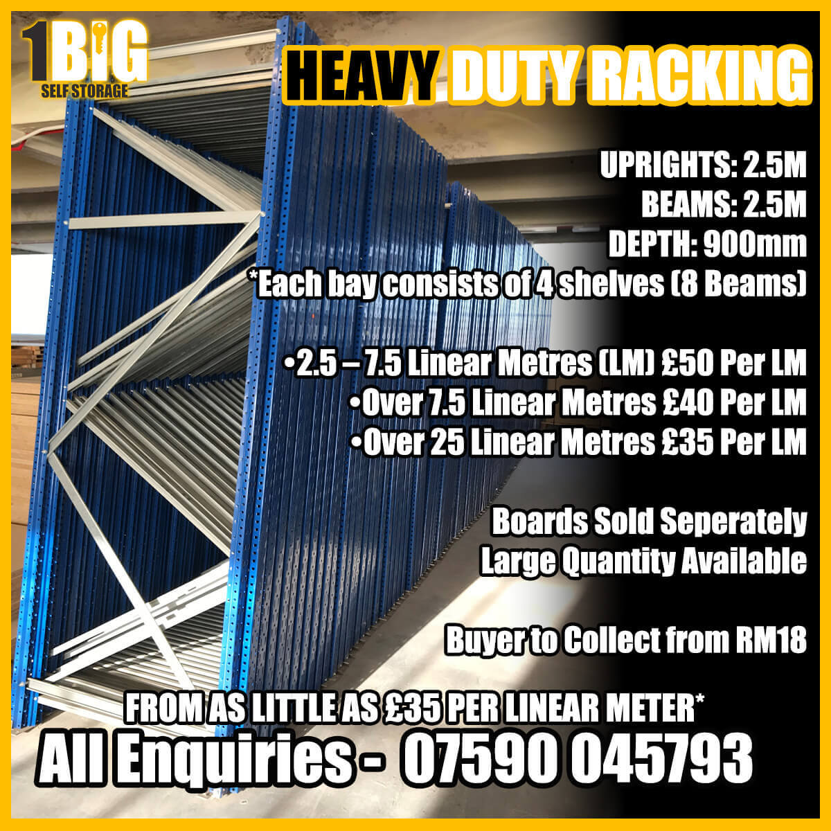 1BSS racking sale main